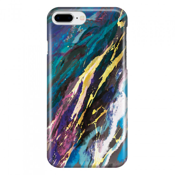 APPLE - iPhone 7 Plus - 3D Snap Case - Marble Bahama Blue