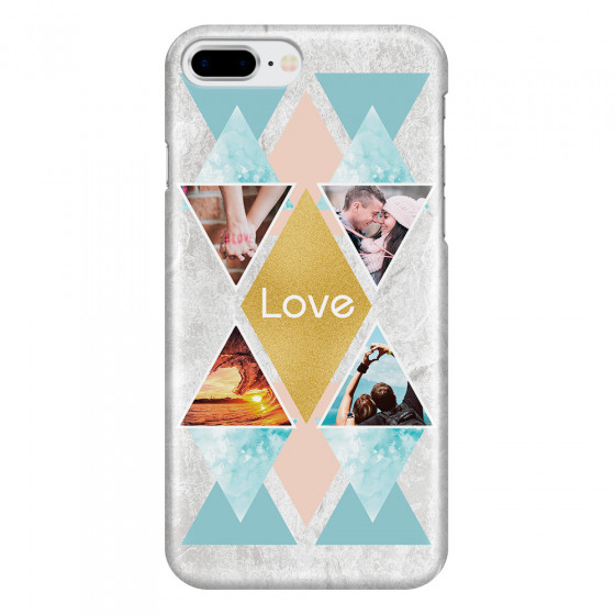 APPLE - iPhone 7 Plus - 3D Snap Case - Triangle Love Photo