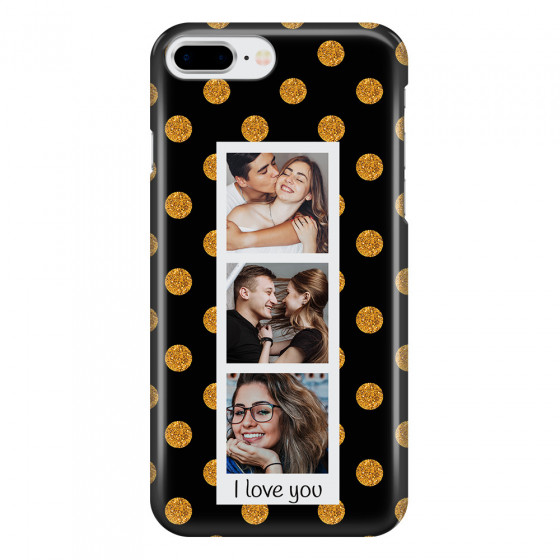 APPLE - iPhone 7 Plus - 3D Snap Case - Triple Love Dots Photo