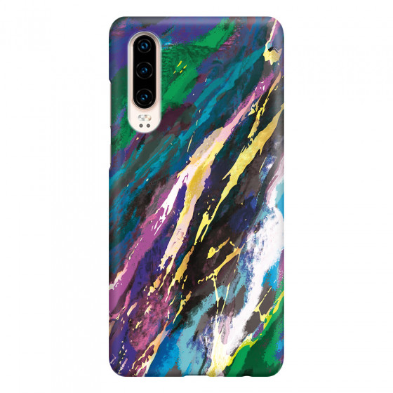HUAWEI - P30 - 3D Snap Case - Marble Emerald Pearl