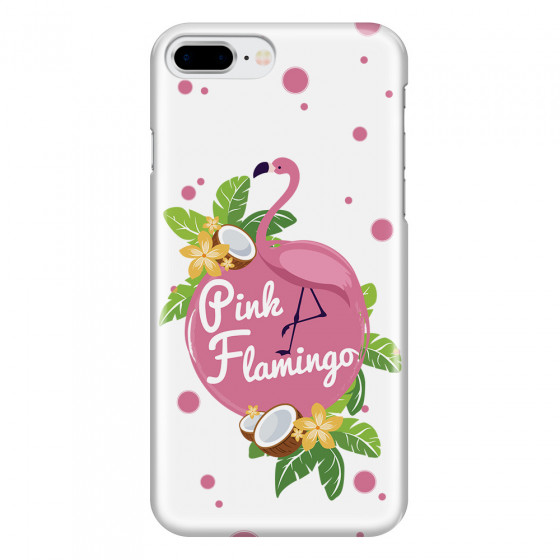 APPLE - iPhone 8 Plus - 3D Snap Case - Pink Flamingo