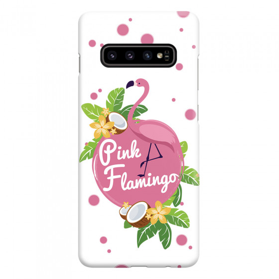 SAMSUNG - Galaxy S10 - 3D Snap Case - Pink Flamingo