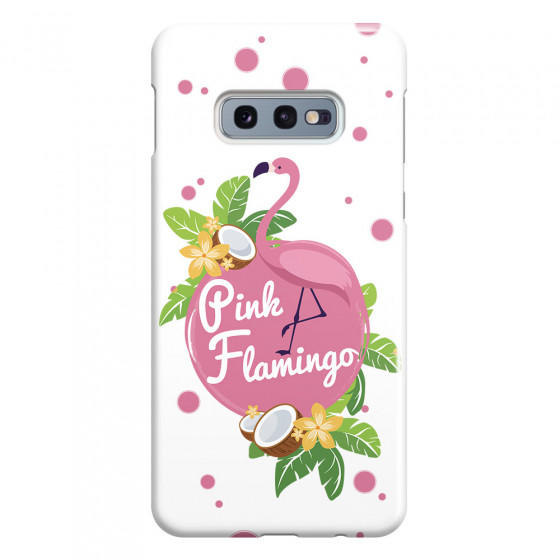 SAMSUNG - Galaxy S10e - 3D Snap Case - Pink Flamingo