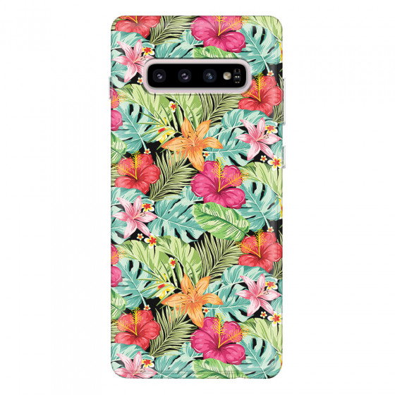 SAMSUNG - Galaxy S10 - Soft Clear Case - Hawai Forest