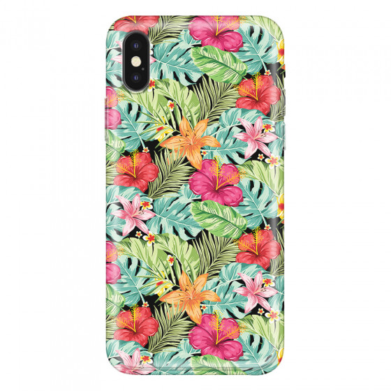APPLE - iPhone XS Max - Soft Clear Case - Hawai Forest