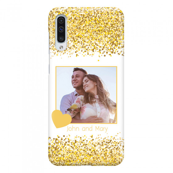 SAMSUNG - Galaxy A50 - 3D Snap Case - Gold Memories