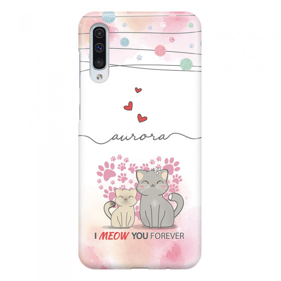 SAMSUNG - Galaxy A50 - 3D Snap Case - I Meow You Forever