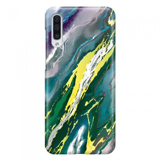 SAMSUNG - Galaxy A50 - 3D Snap Case - Marble Rainforest Green