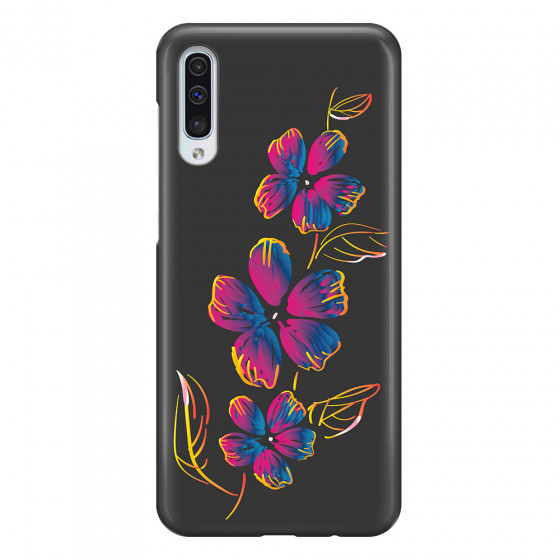 SAMSUNG - Galaxy A50 - 3D Snap Case - Spring Flowers In The Dark