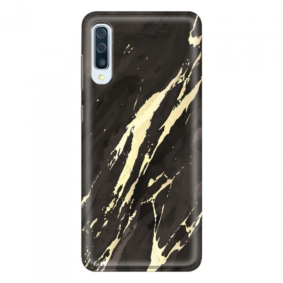 SAMSUNG - Galaxy A50 - Soft Clear Case - Marble Ivory Black
