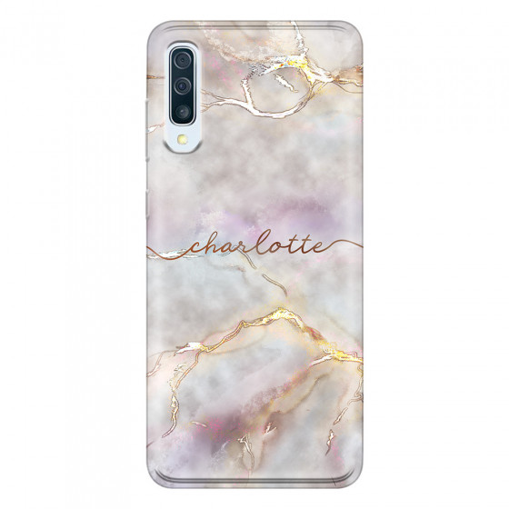 SAMSUNG - Galaxy A50 - Soft Clear Case - Marble Rootage