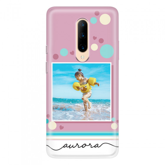 ONEPLUS - OnePlus 7 Pro - Soft Clear Case - Cute Dots Photo Case