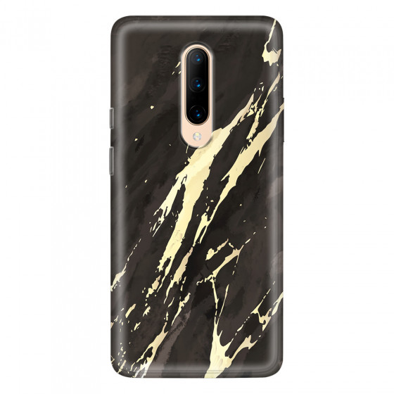 ONEPLUS - OnePlus 7 Pro - Soft Clear Case - Marble Ivory Black