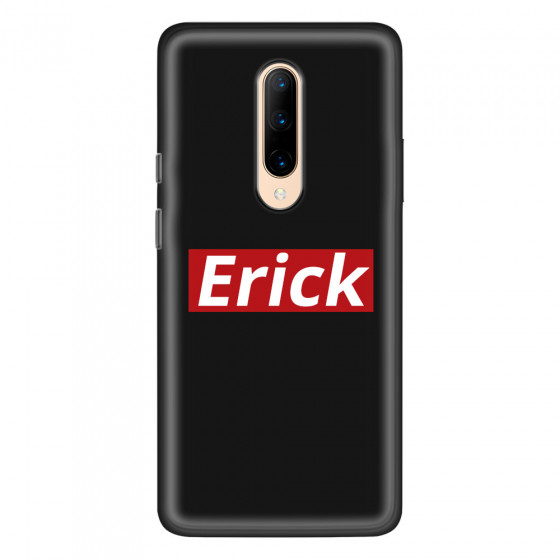 ONEPLUS - OnePlus 7 Pro - Soft Clear Case - Black & Red