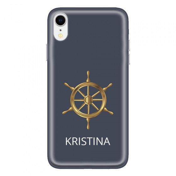 APPLE - iPhone XR - Soft Clear Case - Boat Wheel