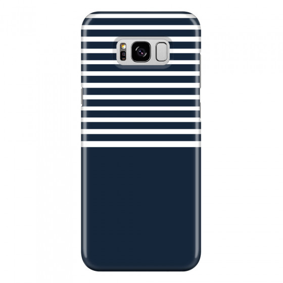 SAMSUNG - Galaxy S8 - 3D Snap Case - Life in Blue Stripes