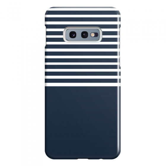 SAMSUNG - Galaxy S10e - 3D Snap Case - Life in Blue Stripes