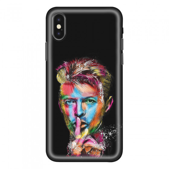 APPLE - iPhone XS Max - Soft Clear Case - Silence Please