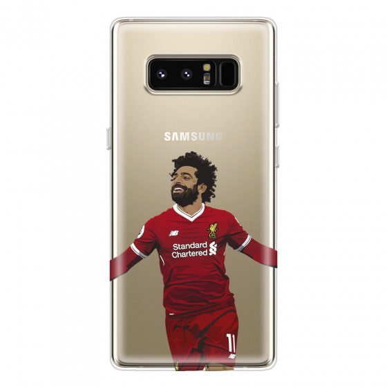SAMSUNG - Galaxy Note 8 - Soft Clear Case - For Liverpool Fans