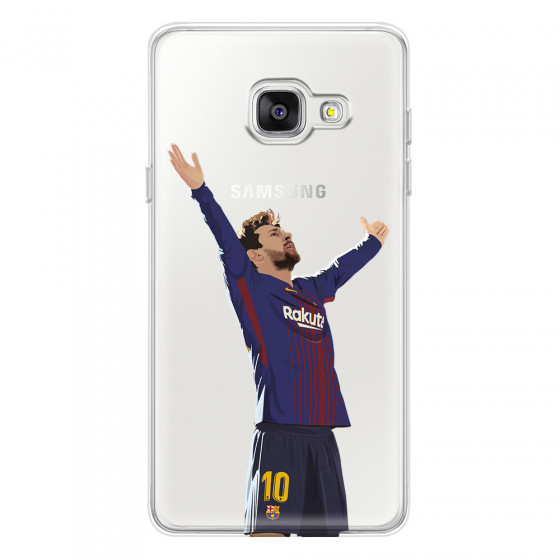 SAMSUNG - Galaxy A5 2017 - Soft Clear Case - For Barcelona Fans