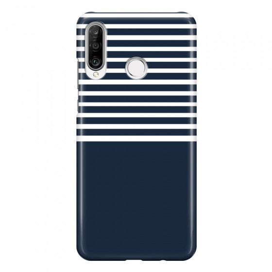 HUAWEI - P30 Lite - 3D Snap Case - Life in Blue Stripes