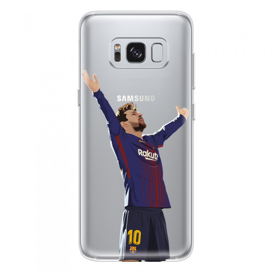 SAMSUNG - Galaxy S8 Plus - Soft Clear Case - For Barcelona Fans