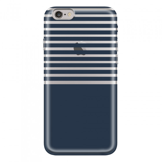 APPLE - iPhone 6S - Soft Clear Case - Life in Blue Stripes