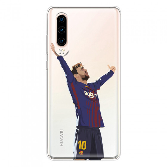 HUAWEI - P30 - Soft Clear Case - For Barcelona Fans