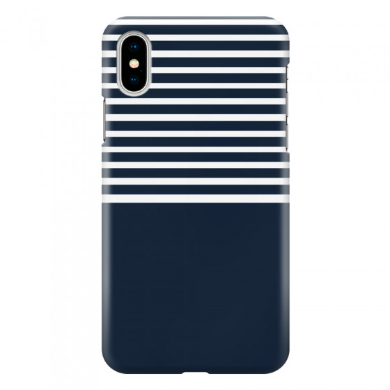 APPLE - iPhone X - 3D Snap Case - Life in Blue Stripes