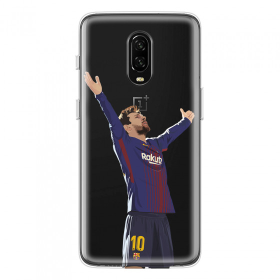 ONEPLUS - OnePlus 6T - Soft Clear Case - For Barcelona Fans