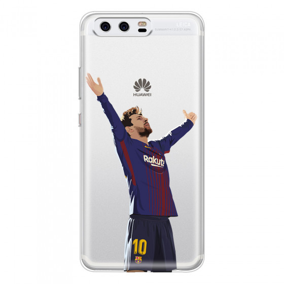 HUAWEI - P10 - Soft Clear Case - For Barcelona Fans