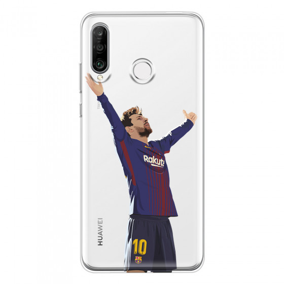 HUAWEI - P30 Lite - Soft Clear Case - For Barcelona Fans