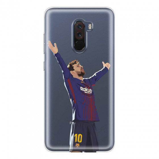 XIAOMI - Pocophone F1 - Soft Clear Case - For Barcelona Fans