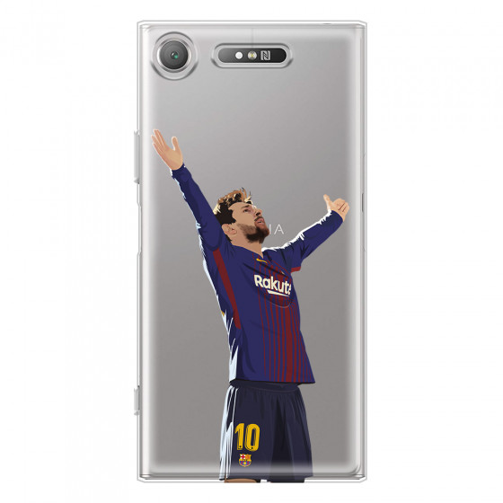 SONY - Sony XZ1 - Soft Clear Case - For Barcelona Fans