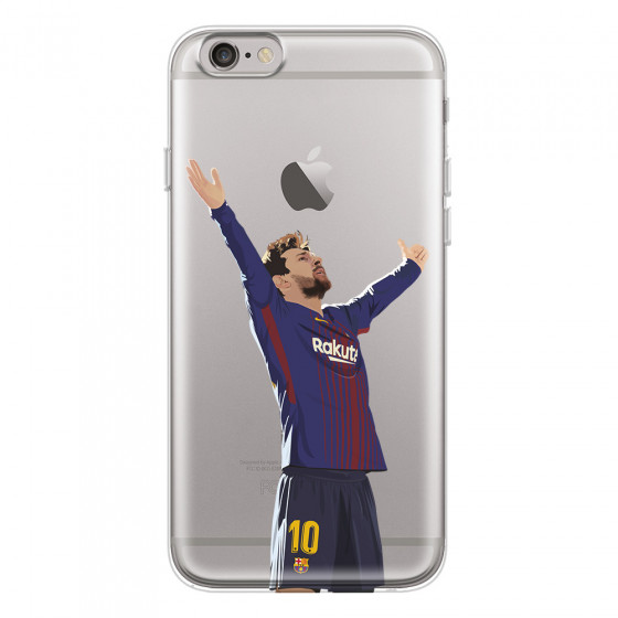 APPLE - iPhone 6S Plus - Soft Clear Case - For Barcelona Fans