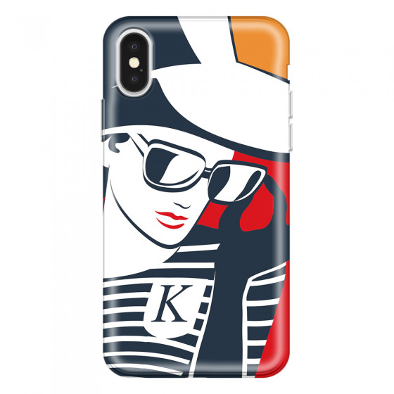 APPLE - iPhone X - Soft Clear Case - Sailor Lady