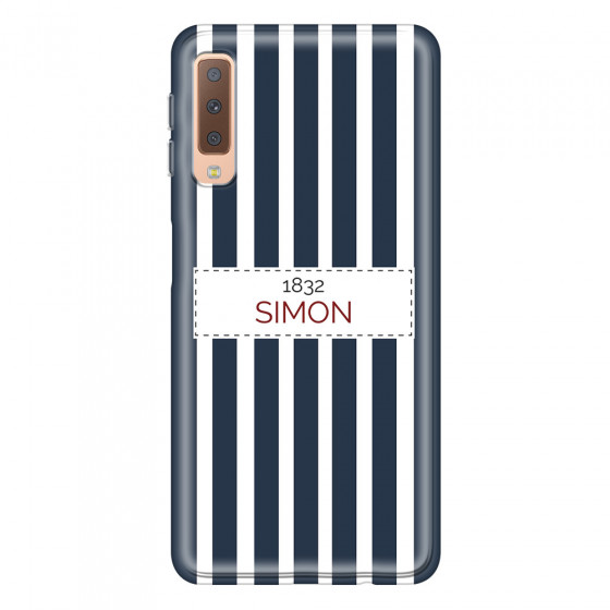 SAMSUNG - Galaxy A7 2018 - Soft Clear Case - Prison Suit