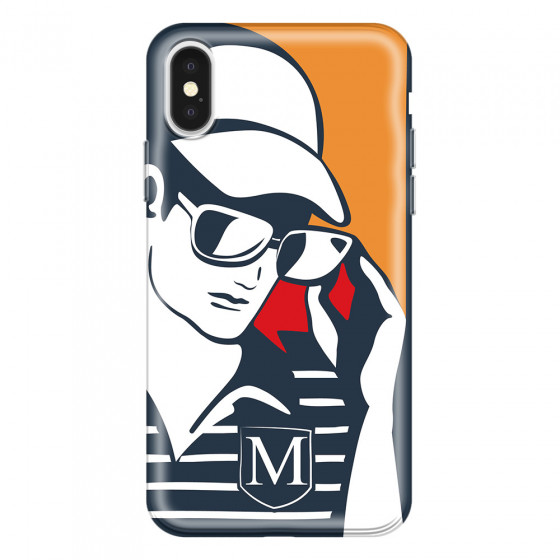 APPLE - iPhone X - Soft Clear Case - Sailor Gentleman