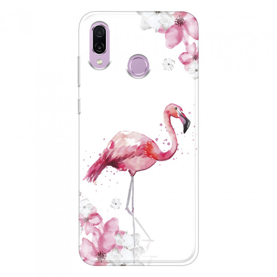 HONOR - Honor Play - Soft Clear Case - Pink Tropes