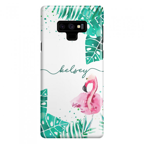 SAMSUNG - Galaxy Note 9 - 3D Snap Case - Flamingo Watercolor