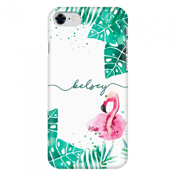 APPLE - iPhone 8 - 3D Snap Case - Flamingo Watercolor