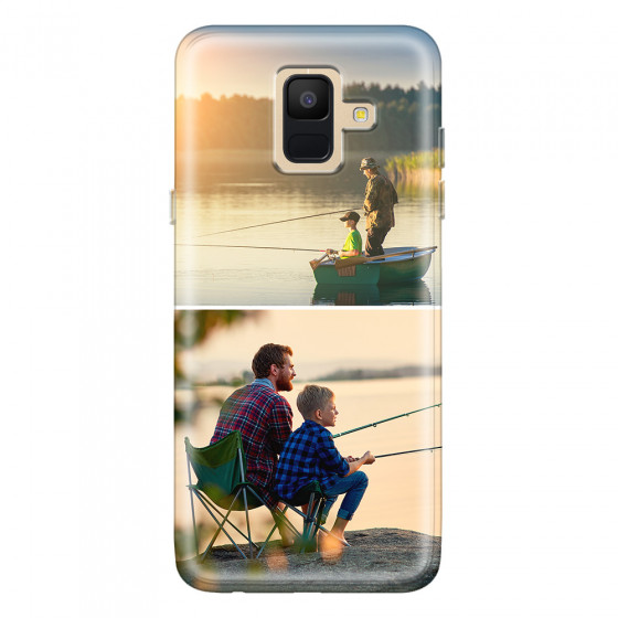 SAMSUNG - Galaxy A6 2018 - Soft Clear Case - Collage of 2