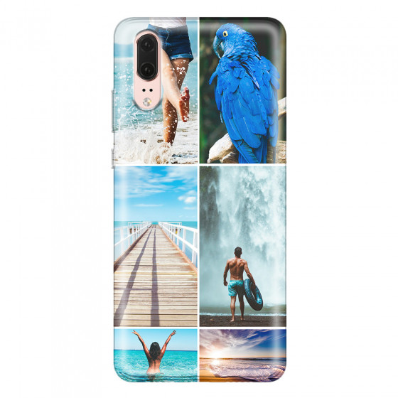 HUAWEI - P20 - Soft Clear Case - Collage of 6