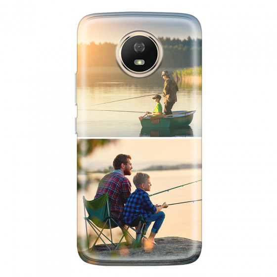 MOTOROLA by LENOVO - Moto G5s - Soft Clear Case - Collage of 2