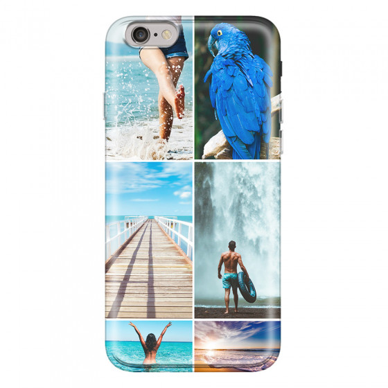 APPLE - iPhone 6S Plus - Soft Clear Case - Collage of 6
