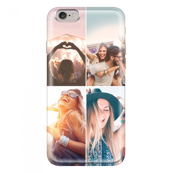APPLE - iPhone 6S - Soft Clear Case - Collage of 4