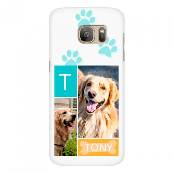 SAMSUNG - Galaxy S7 - 3D Snap Case - Dog Collage