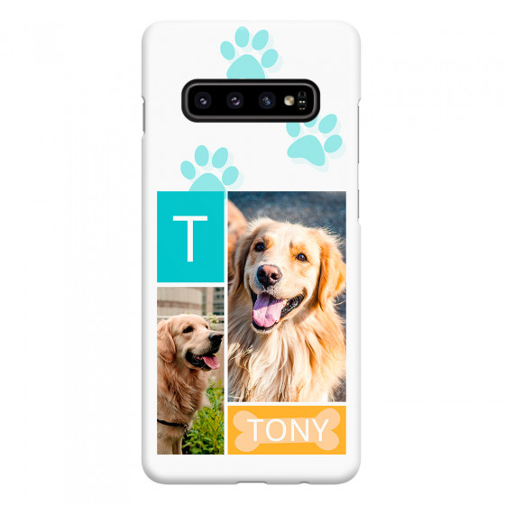 SAMSUNG - Galaxy S10 - 3D Snap Case - Dog Collage
