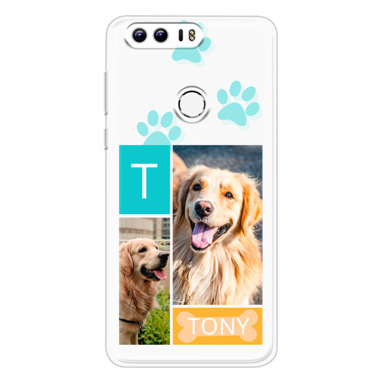 HONOR - Honor 8 - Soft Clear Case - Dog Collage