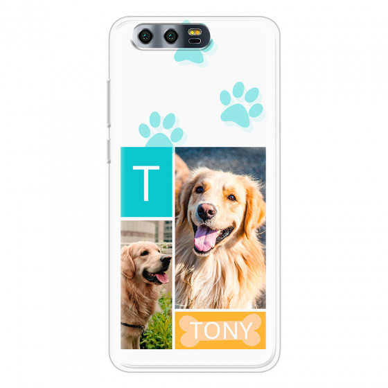 HONOR - Honor 9 - Soft Clear Case - Dog Collage